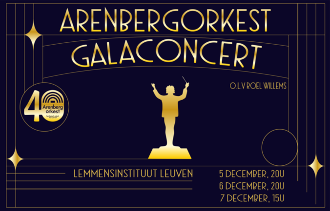 Het Arenbergorkest viert zijn 40-jarig jubileum met een reeks concerten in het Lemmensinstituut in Leuven.