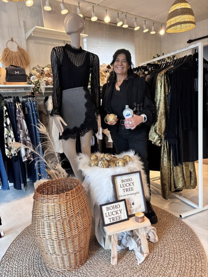Katleen van Mimaté Fashion houdt een inzamelactie.