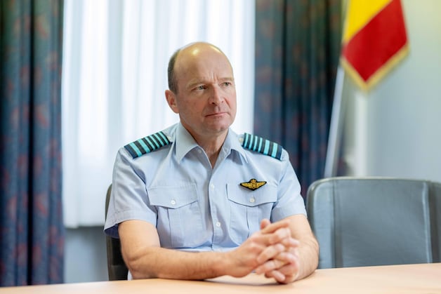 De stafchef van het leger, Frederik Vansina.