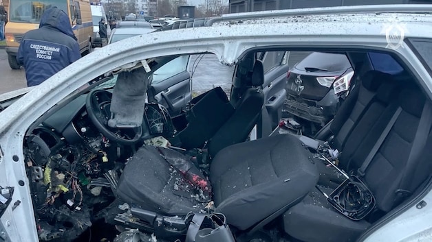 De schade in de auto zelf is groot.