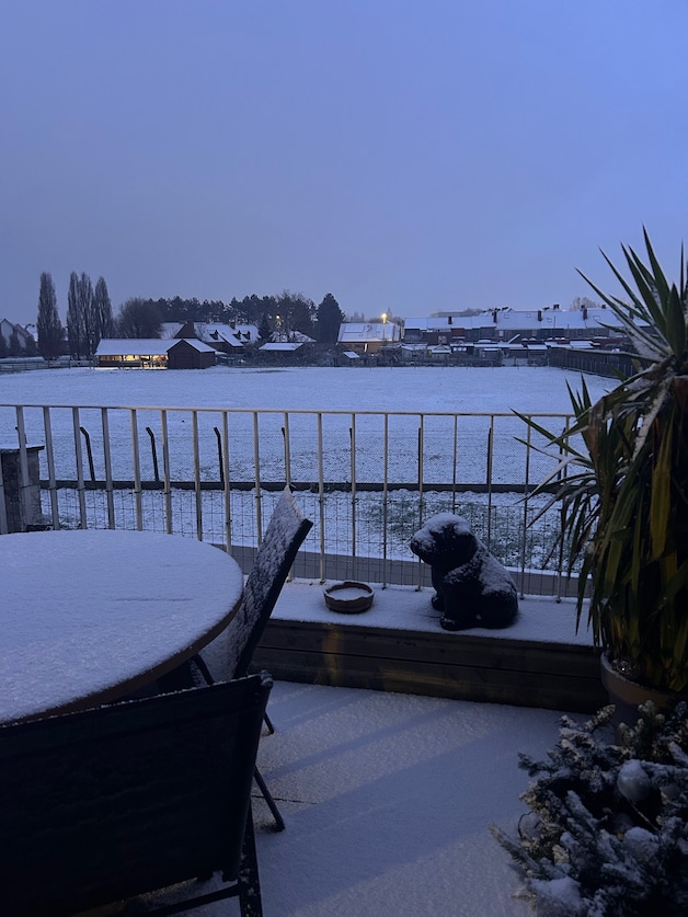 Oudenaarde wordt wakker onder laagje sneeuw