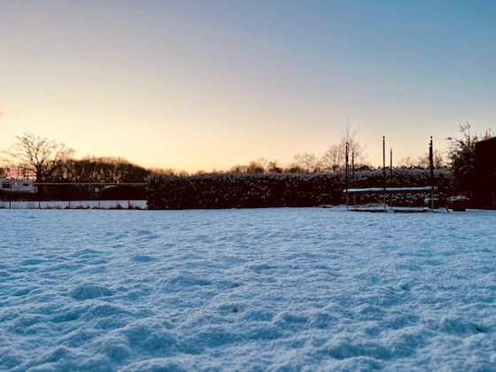 Nog een flinke laag sneeuw in Heusden-Zolder