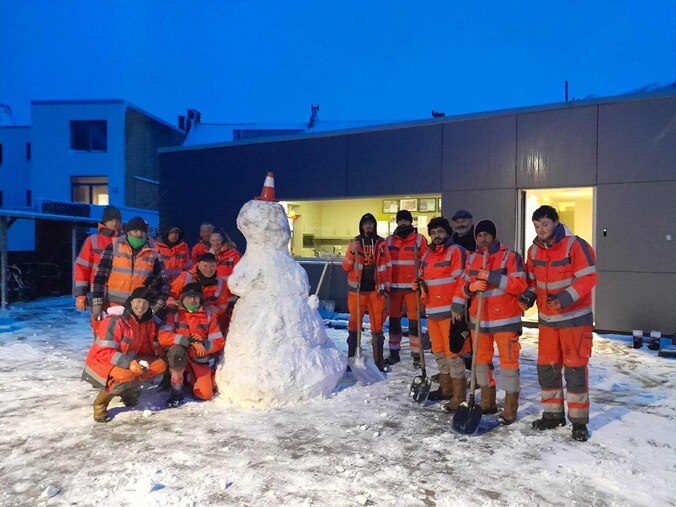 Verse laag sneeuw zorgt voor winterplezier in Blankenberge