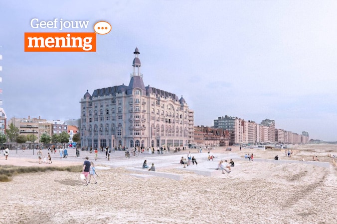 Op dit conceptbeeld krijg je een idee van hoe de omgeving bij The Grand er op termijn kan uitzien.