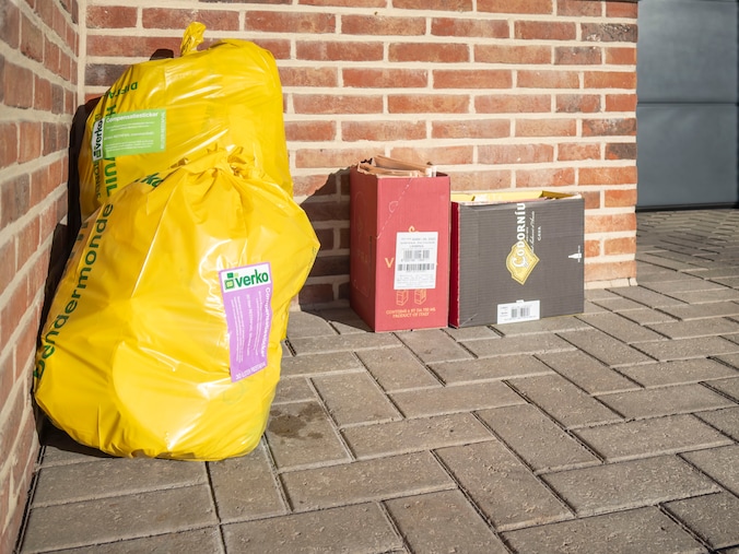 Verko haalt enkel nog huisvuil op met compensatiesticker: “Tijdelijke ...