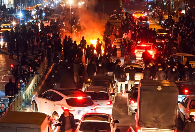 Protest in Iran, 8 januari 