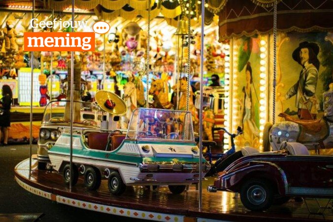 Een illustratiebeeld van een kermis.