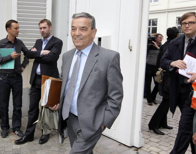 Louis Tobback, burgemeester van Leuven.