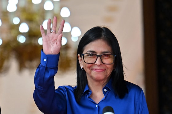 De Venezolaanse interim-presidente Delcy Rodríguez.