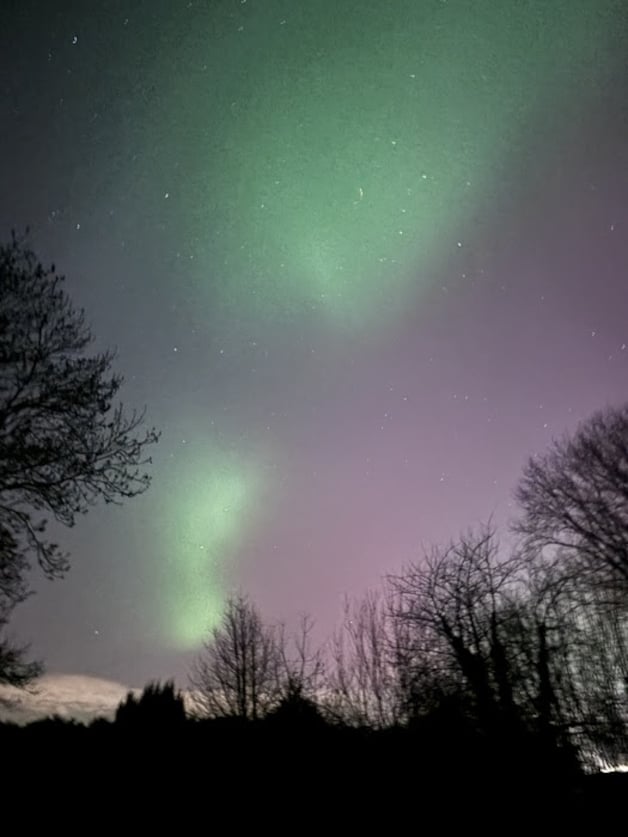 Het noorderlicht in Puurs-Sint-Amands