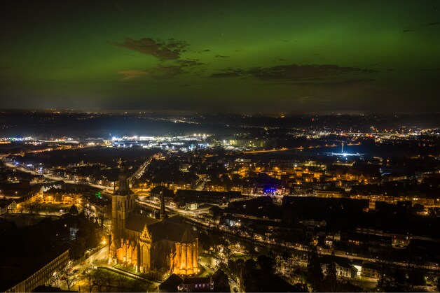 Een lezer uit Aarschot kon de kleurschakeringen van het noorderlicht vastleggen op beeld.
