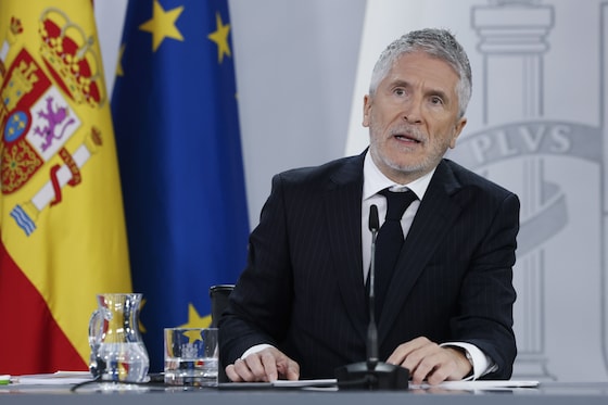 De Spaanse minister van Binnenlandse Zaken, Fernando Grande-Marlaska. 