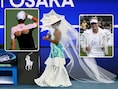 Tenniscourt als catwalk: een zwanenjurk, shirt met luchtgaten en zelfs catsuits gingen spraakmakende ‘kwallenjurk’ van Naomi Osaka vooraf