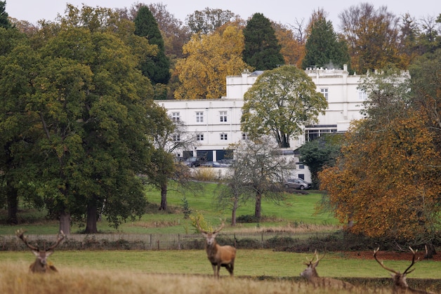 Royal Lodge, de voormalige woning van Andrew. 