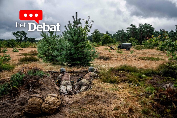 Reservisten op bivak. Vandaag mag je niet ouder zijn dan 34 jaar om aan deze opleiding te starten