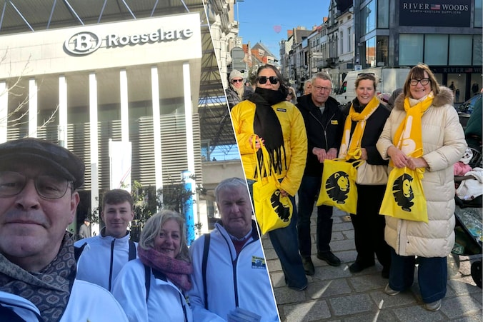 Oppositiepartijen Vlaams Belang en N-VA delen zoetigheid met een ...