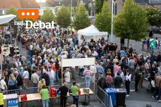 Een sfeerbeeld van de openingsreceptie van Lendelede Kermis in 2025.