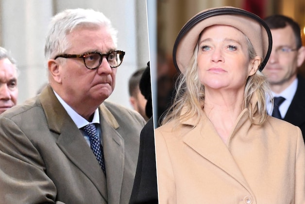 links: prins Laurent. Rechts: prinses Delphine.