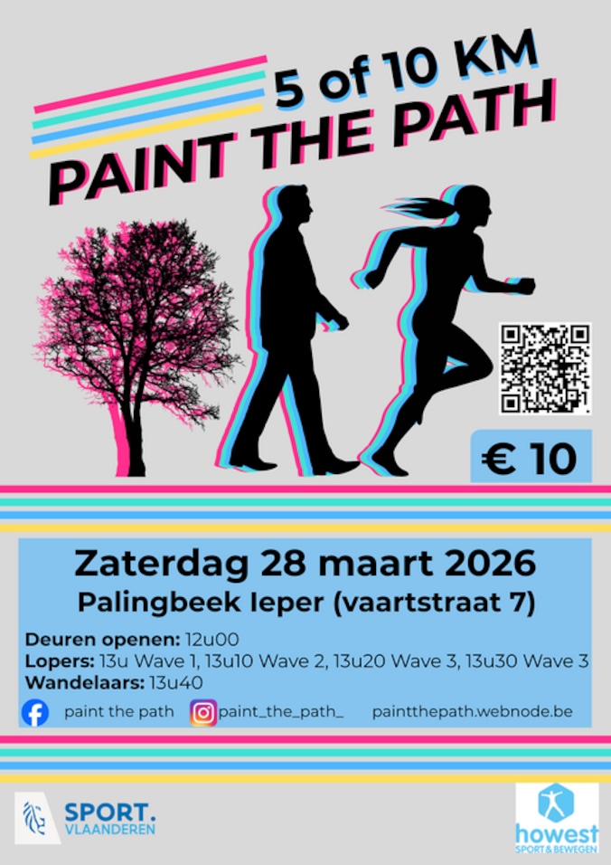 Leerlingen organiseren ‘Paint The Path’: loop- en wandeltocht met ...