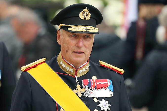 De Noorse koning Harald.