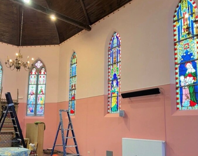 De kapel in de Kasteelstraat ondergaat een mooie metamorfose.