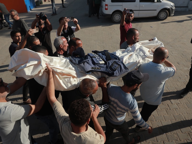 Vorig jaar wereldwijd recordaantal journalisten gedood: 86 vermoord in Gaza