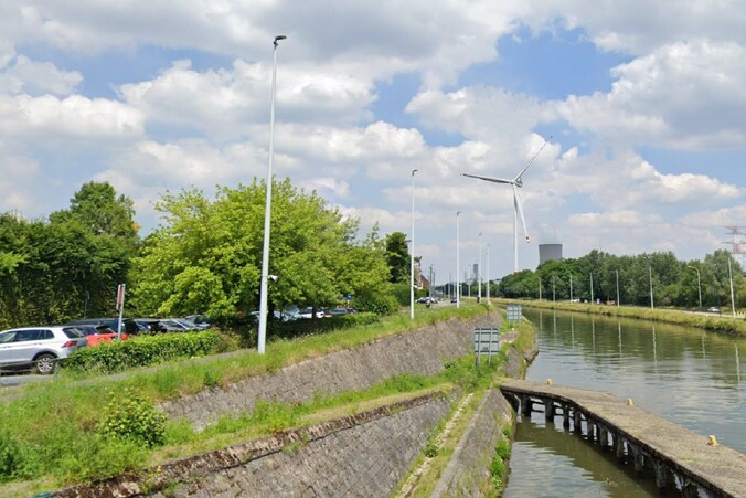 Luminus wil een 220 meter hoge windturbine plaatsen op de site van Allnex in Drogenbos.
