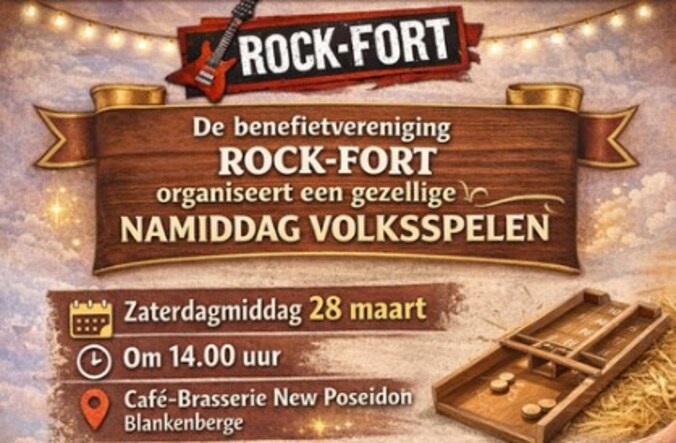 Benefietvereniging Rock-Fort organiseert een namiddag met volksspelen.