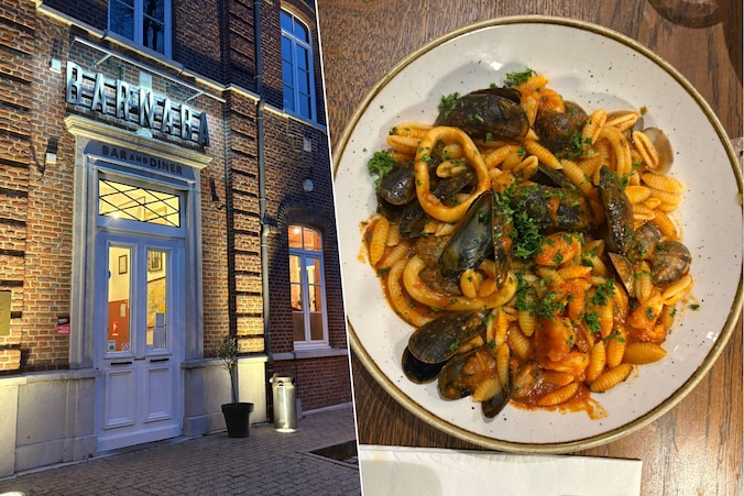 Bij Barnaba in Koersel geniet je onder meer van deze ‘gnocchi sardi allo scoglio’. 