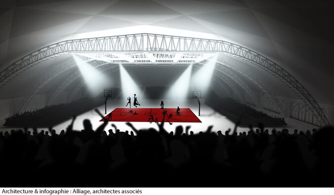 Design voor de concerthal in Paleis 12.