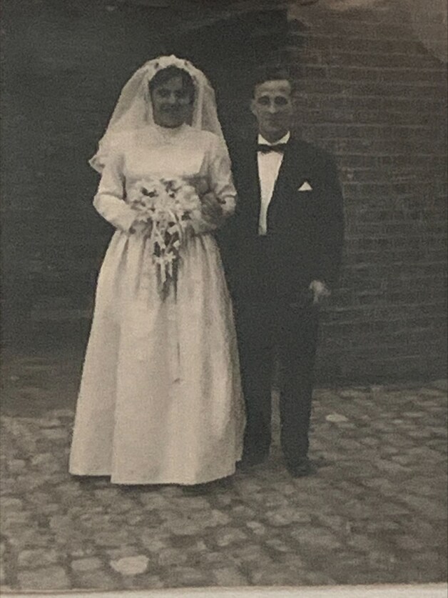 Bellis André en Herinckx Rosa trouwden in 1961 en zijn nog steeds even gelukkig samen.