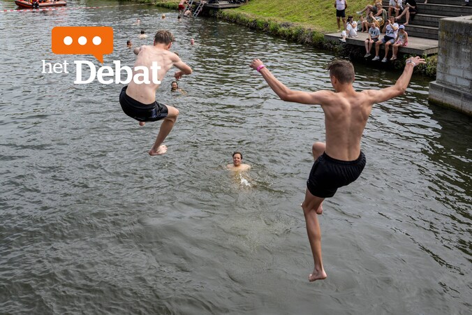 Illustratiebeeld openwaterzwemmen