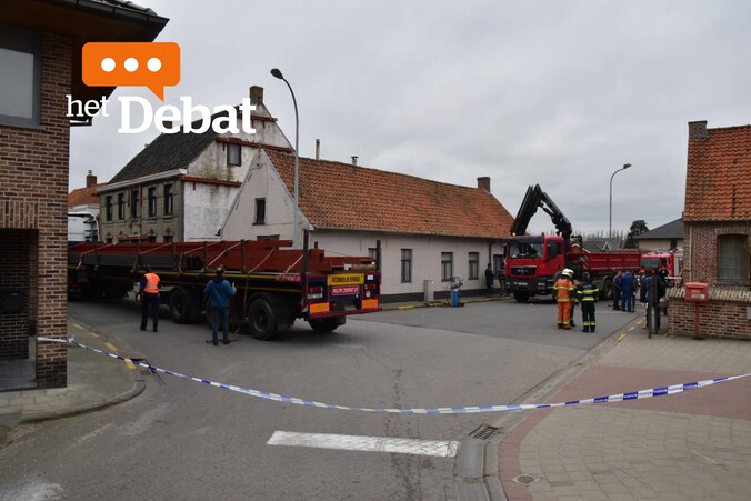 Een archiefbeeld van een ongeval aan de bewuste bocht.