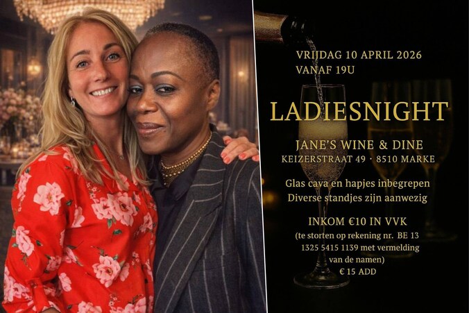 Illustratiebeeld en info over de ladiesnight.