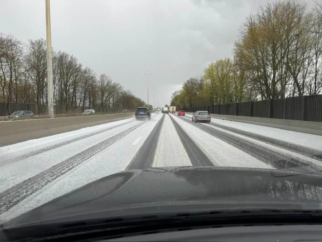 Zo lag de E411 erbij deze middag.