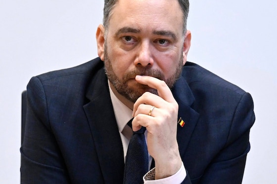 Minister van Buitenlandse Zaken Maxime Prévot (Les Engagés).