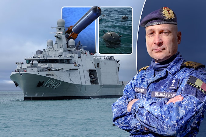 Kurt De Winter, directeur operaties van de Belgische marine: “Het eerste schip van de nieuwe mijnenvegersvloot, de M940 Oostende, is vorig jaar aangekomen.”