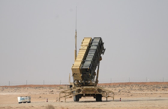 Archiefbeeld. Een Patriot-luchtafweersysteem in Saoedi-Arabië. (20/02/20)