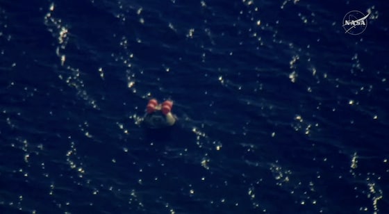 Artemis II is succesvol geland op de Stille Oceaan.