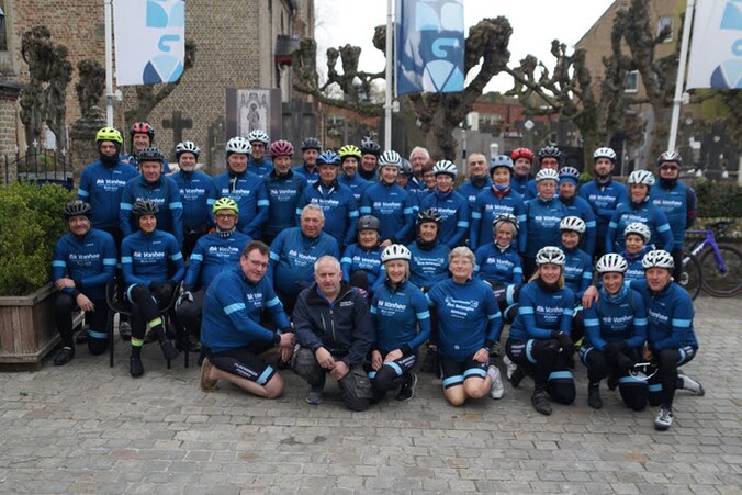 De fietsclub van de Bekegemse fietsvrienden bestaat intussen al uit een 70-tal leden. 