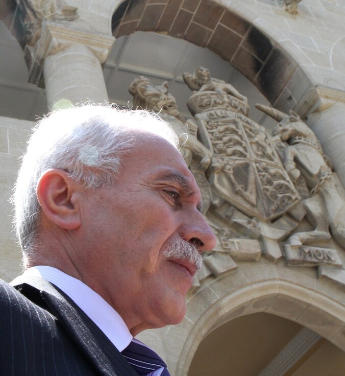 De Cypriotische minister van Financiën, Vassos Shiarly.