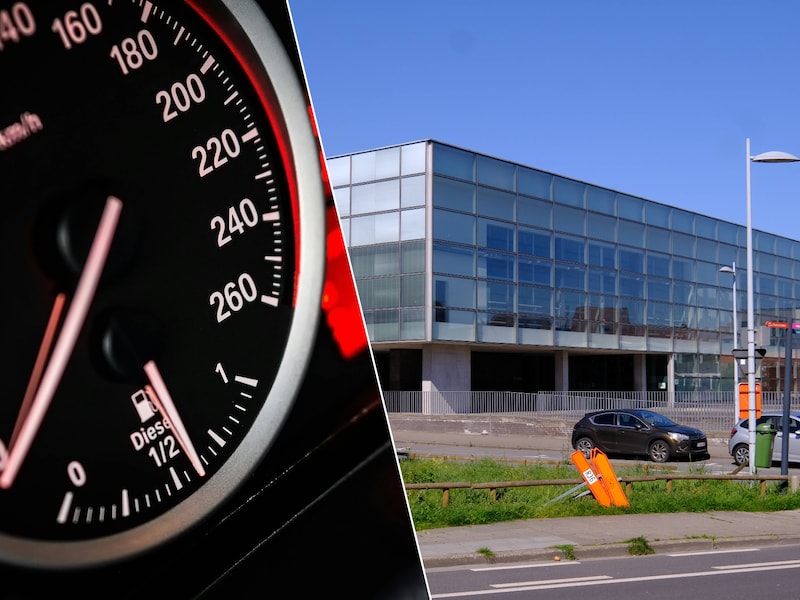 Archiefbeeld: de snelheidsmeter van de elektrische auto ging stevig in het rood./ politierechtbank Kortrijk