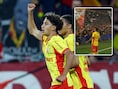 Binnenkomen door de grote poort: 16-jarige debutant houdt titeldroom Lens levendig en viert met spionkop