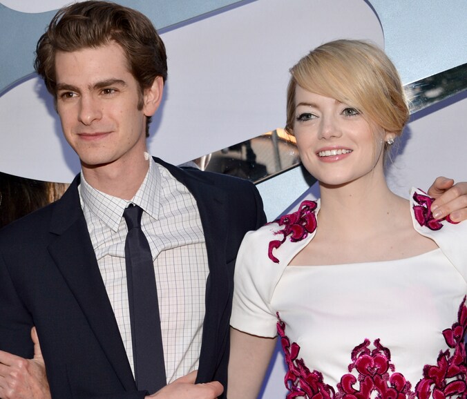 Andrew Garfield en Emma Stone.