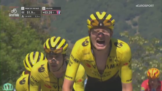 Tim Rex tijdens de Giro.