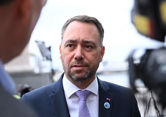 Minister van Buitenlandse Zaken Maxime Prévot 