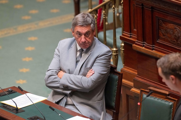 Minister of Finance Jan Jambon (N-VA) in Parliament last month.