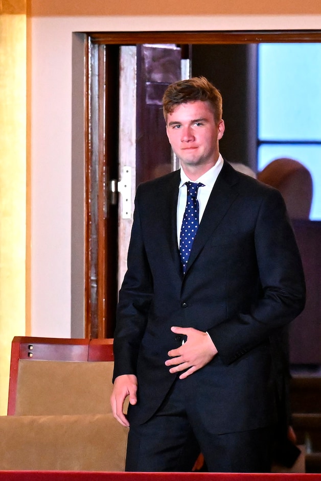 Prins Gabriël tijdens zijn eerste solo-opdracht.