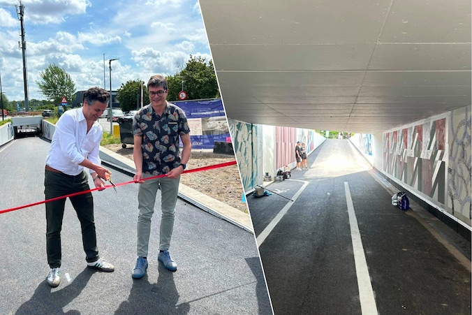Nieuwe fiets- en voetgangerstunnel aan The Loop in Gent is klaar: vanaf ...