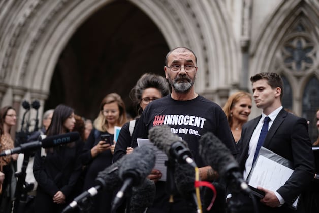 Andrew Malkinson after his release.